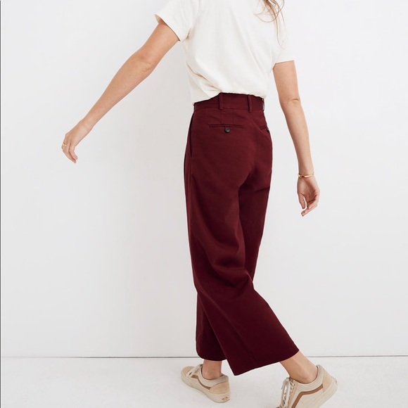 Madewell Pleated Wide-Leg Pants - Picture 3 of 5